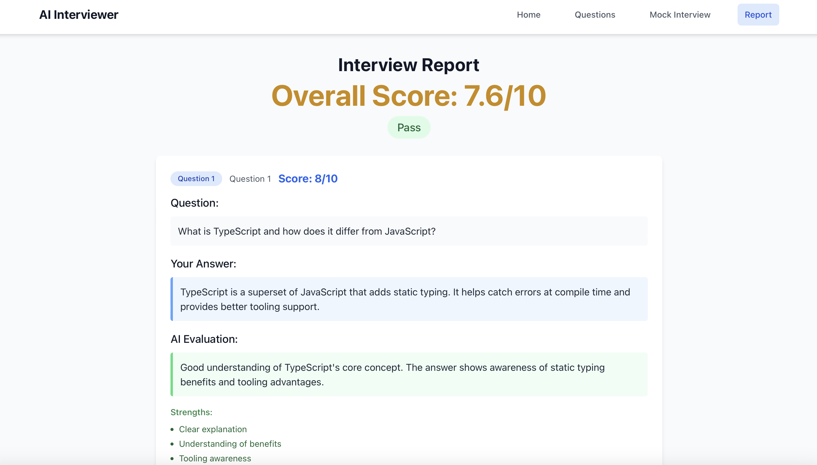 AI Interview Platform Screenshot 5
